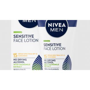 Sensitive Face Lotion med bredspektrum SPF 15 solskyddsmedel